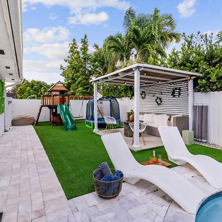 Miami Luxury House W Heated Pool & Jacuzzi Villa Exteriör bild