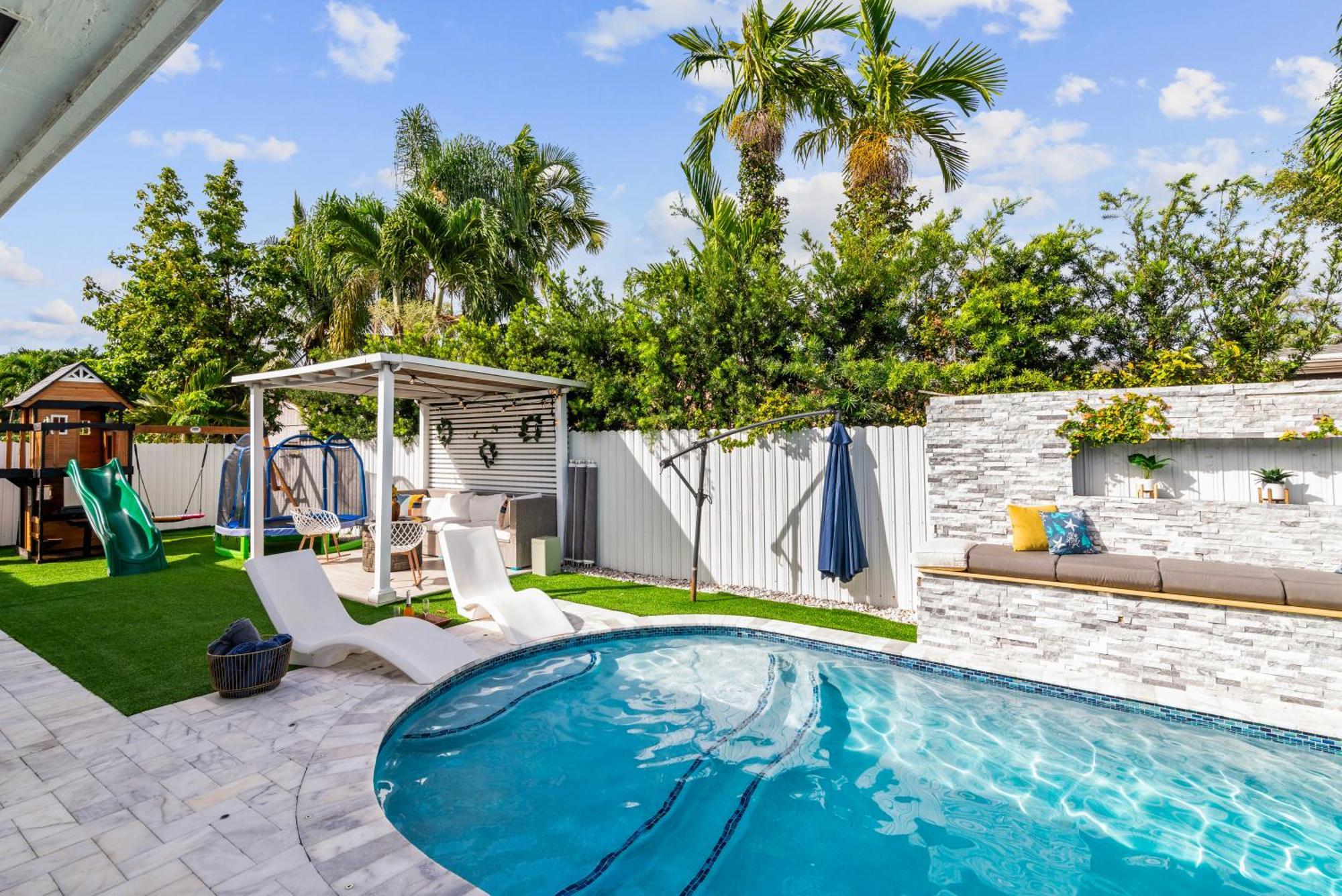 Miami Luxury House W Heated Pool & Jacuzzi Villa Exteriör bild
