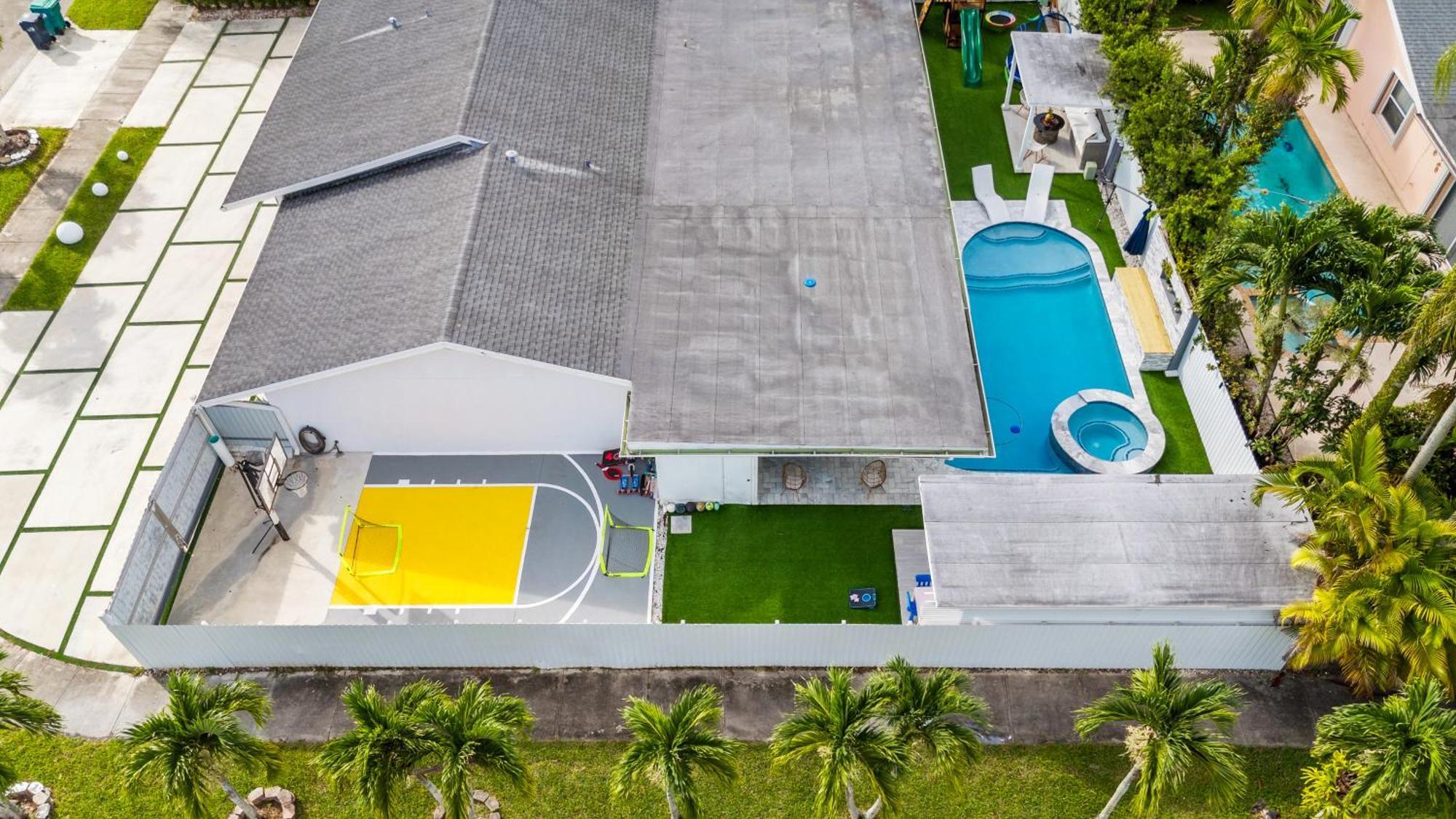 Miami Luxury House W Heated Pool & Jacuzzi Villa Exteriör bild