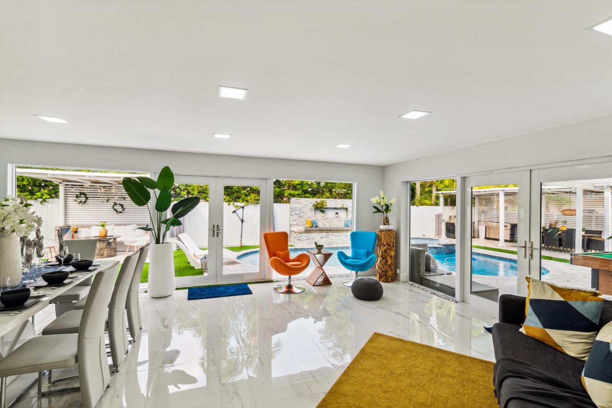 Miami Luxury House W Heated Pool & Jacuzzi Villa Exteriör bild