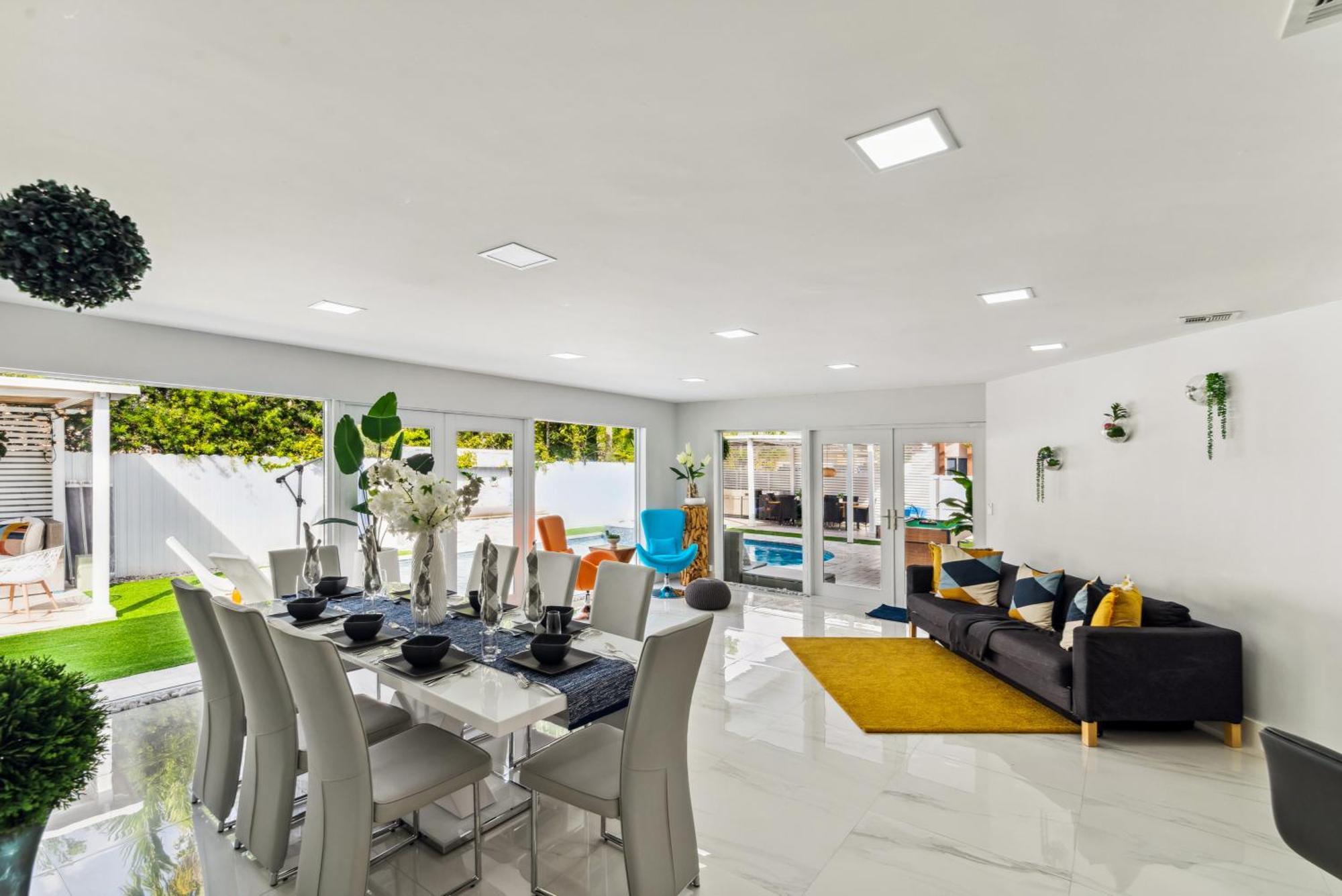 Miami Luxury House W Heated Pool & Jacuzzi Villa Exteriör bild