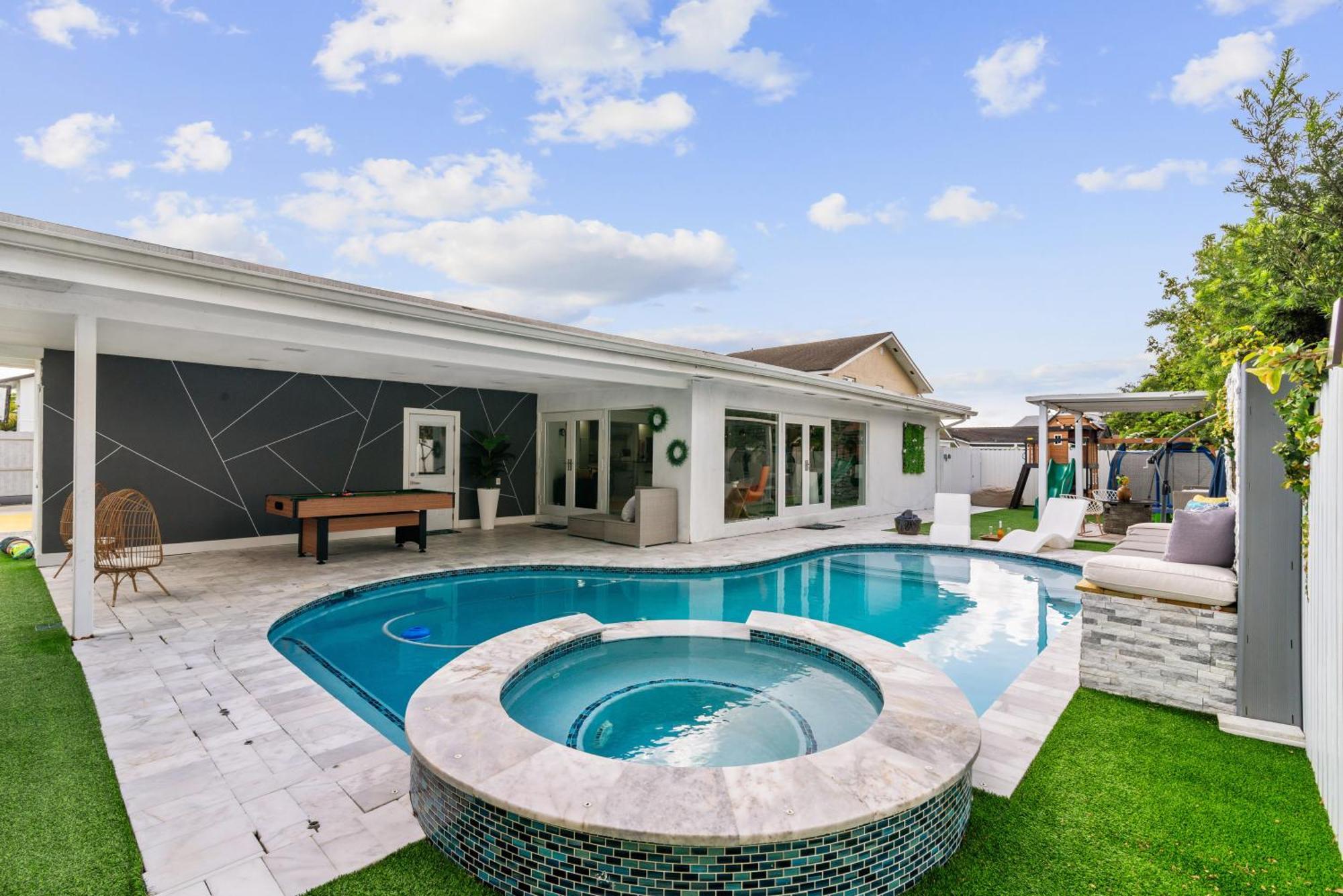 Miami Luxury House W Heated Pool & Jacuzzi Villa Exteriör bild