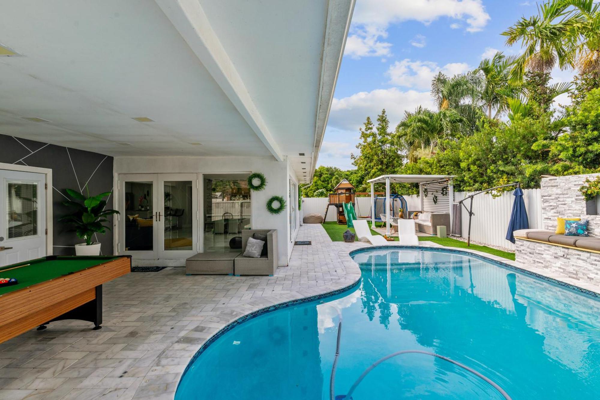 Miami Luxury House W Heated Pool & Jacuzzi Villa Exteriör bild