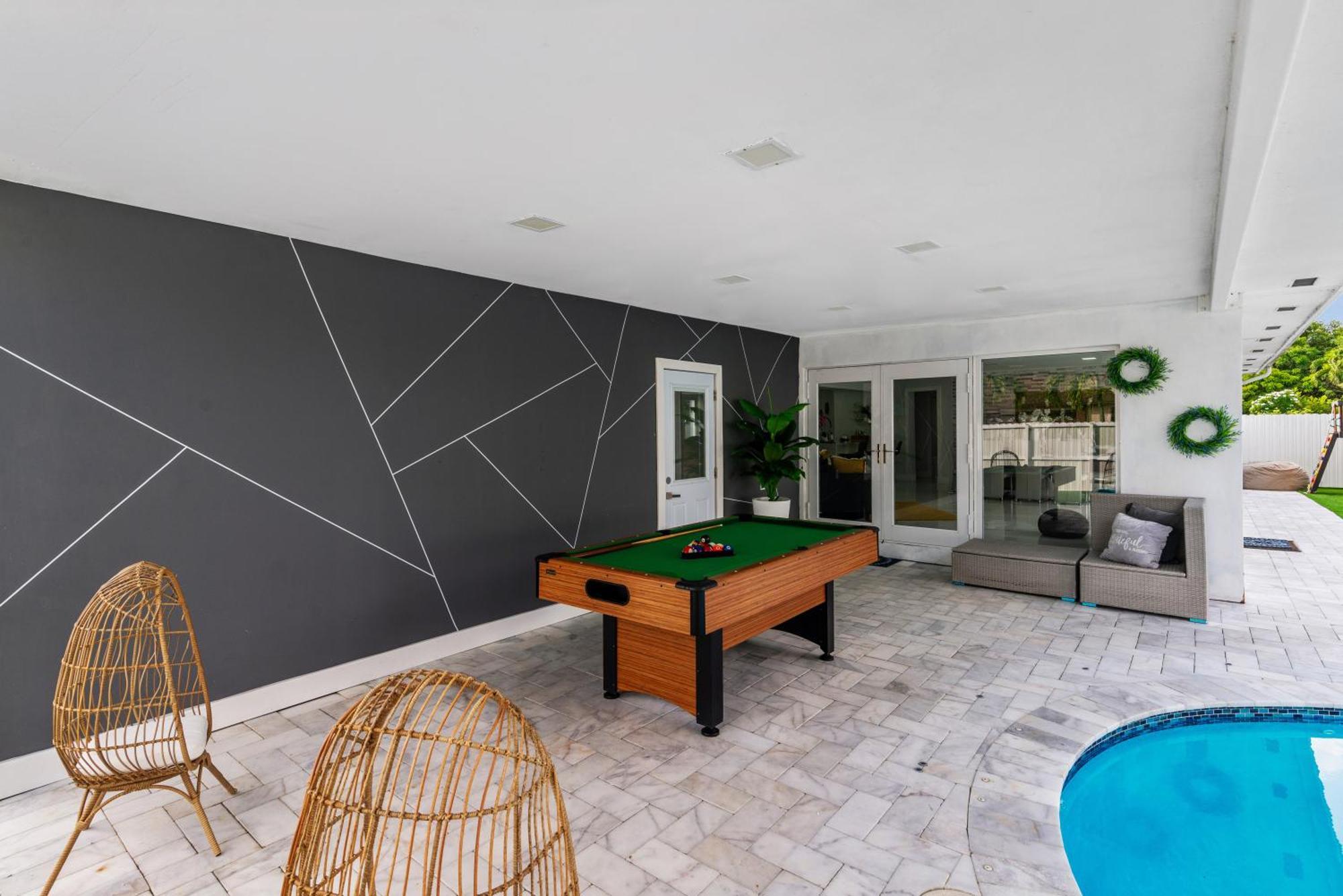 Miami Luxury House W Heated Pool & Jacuzzi Villa Exteriör bild